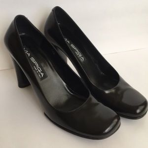 Via Spiga made in Italy, heel shoes, 7.5 black